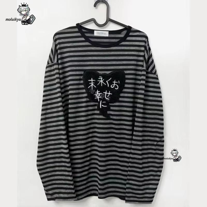Embroidery - Y2K Amerikaanse punk vintage O-hals shirts