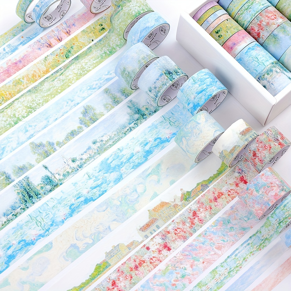 Painting Supplies - 20 Rolls Vintage Tuin Washi Tape