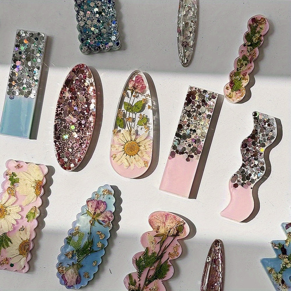 Een set van 10 diepe haarspeld - Silicone Epoxy Resin Molds Set recensie en prijs