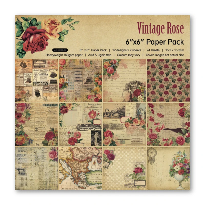 Scrapbook Pad Geassorteerd Pat - Vintage Junk Journal Scrapbooking Paper recensie en prijs