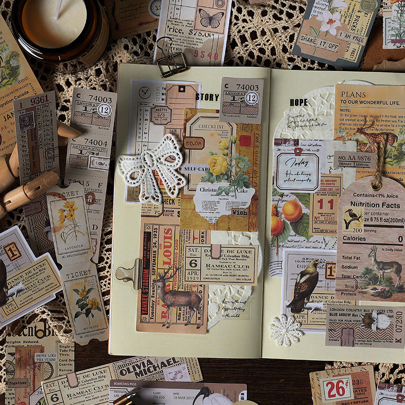 30st Vintage materiaal papier  - Vintage Junk Journal Scrapbooking Paper recensie en prijs