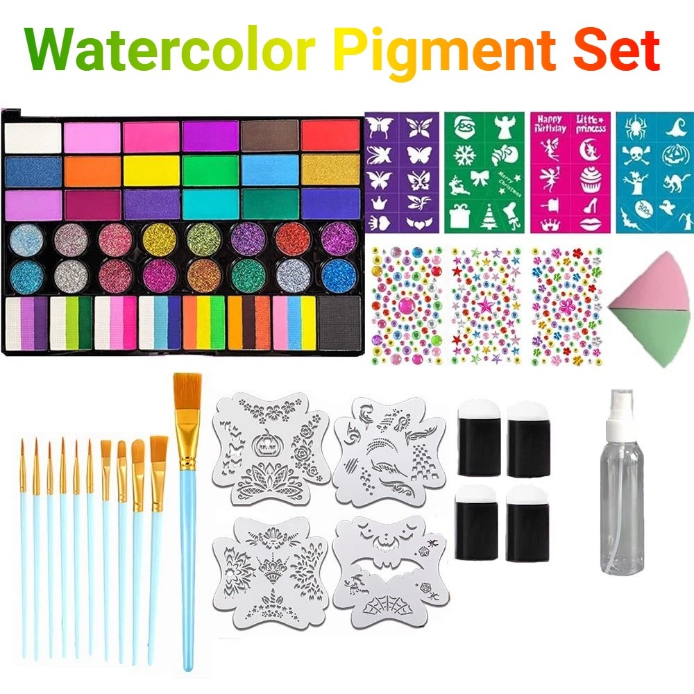 42 kleuren aquarelverfset, lev - Watercolor Paint Set Solid Pigment recensie en prijs