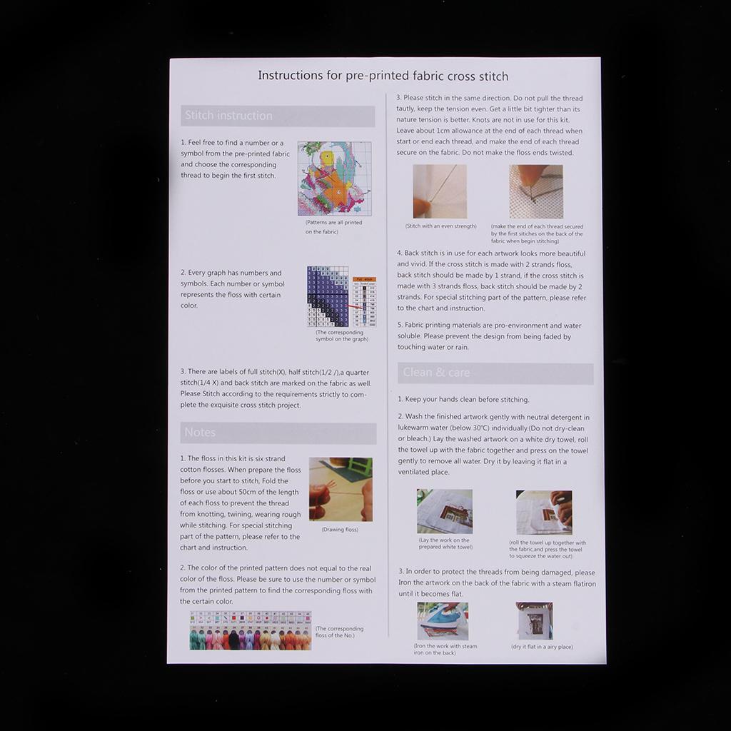 Gestempelde borduurpakketten K - Cross Stitch Stamped Kits Beginners recensie en prijs