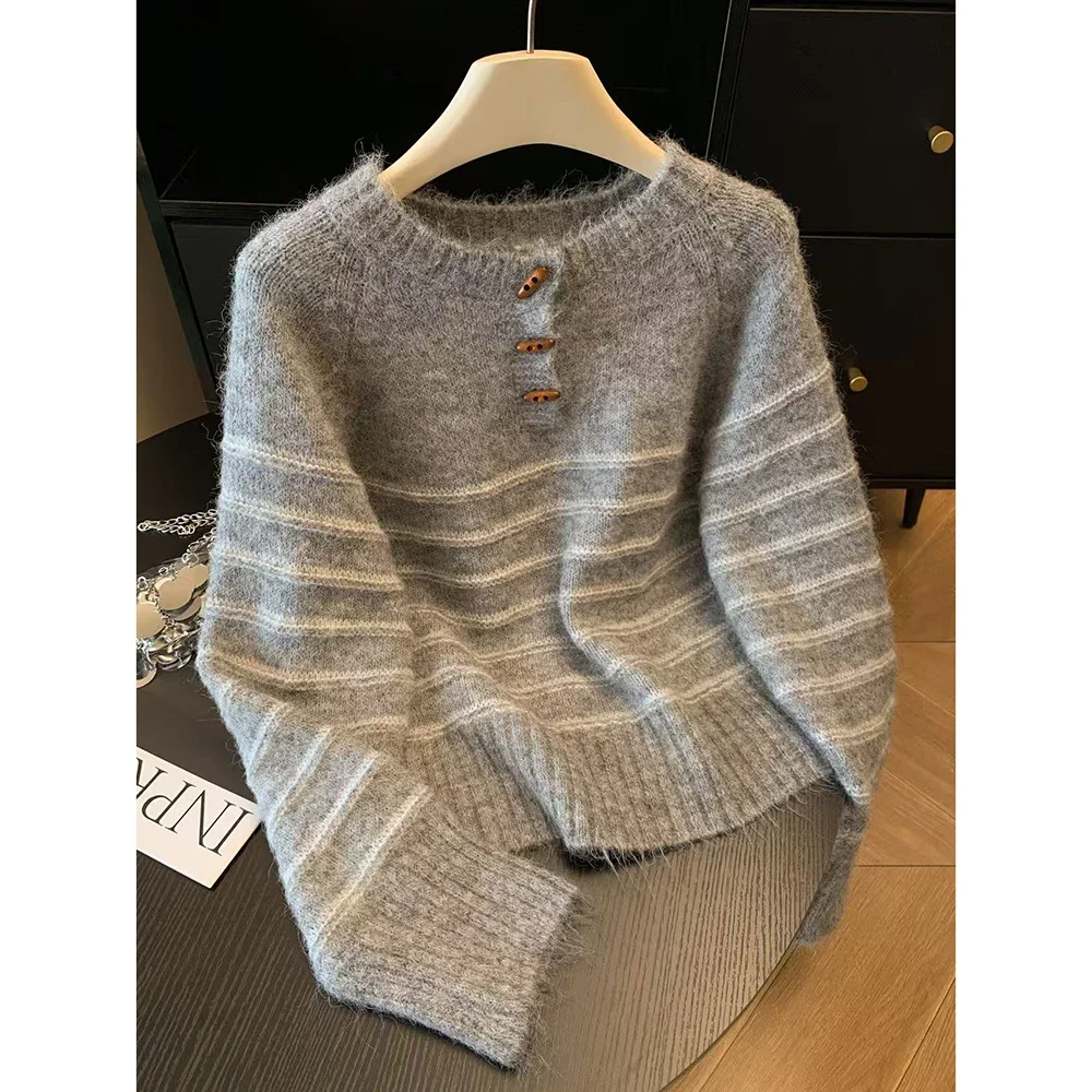 Herfst Winter Dames gestreepte - Embroidery recensie en prijs
