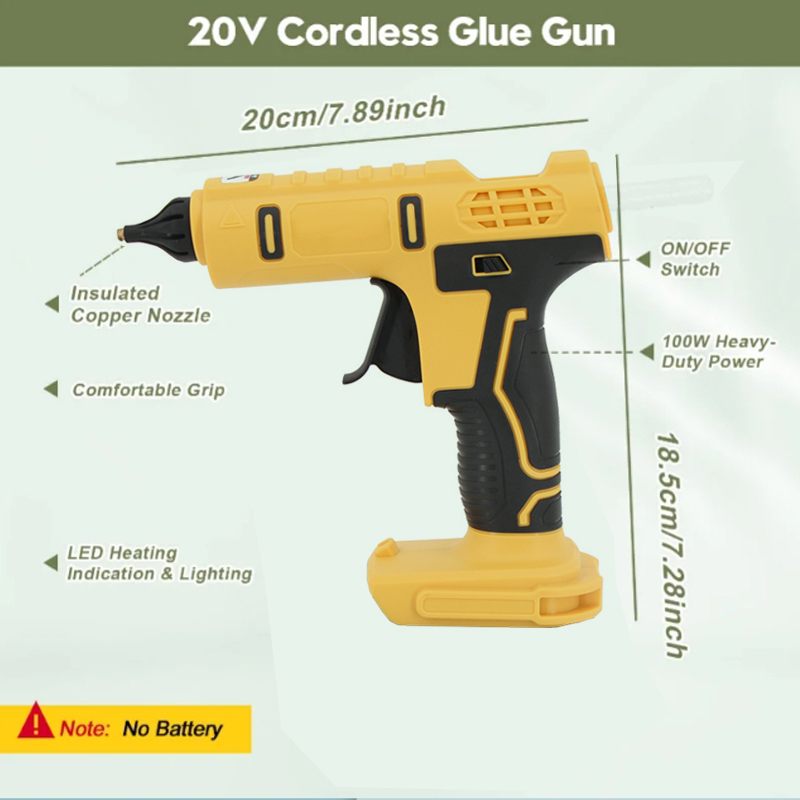 Draadloze Elektrische Handheld - Hot Melt Glue Gun Cordless recensie en prijs