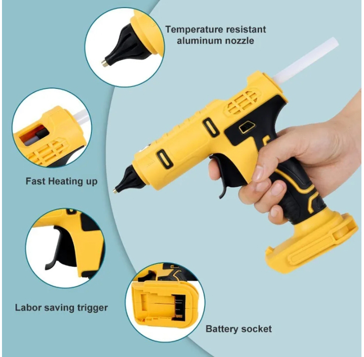 Draadloze Elektrische Handheld - Hot Melt Glue Gun Cordless recensie en prijs