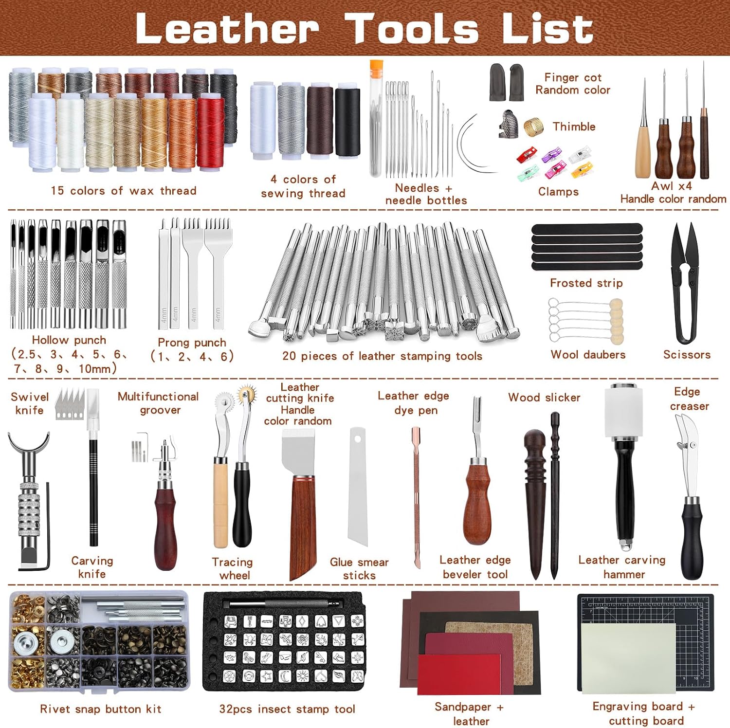 Lederbewerkingsset Lederen han - Craft Tools recensie en prijs
