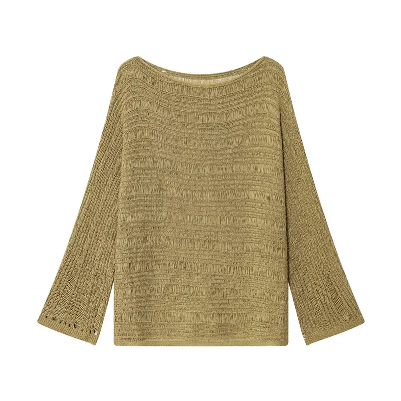 Vintage gebreide trui met boot - Embroidery recensie en prijs