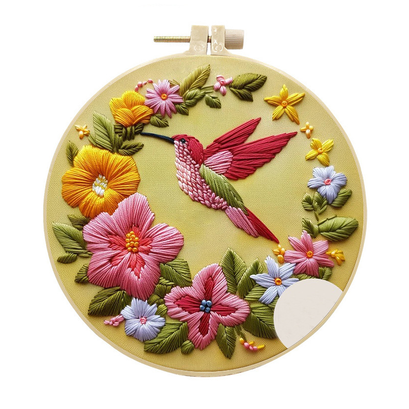 Kolibrie borduurpakket voor be - Cross Stitch Stamped Kits Beginners recensie en prijs