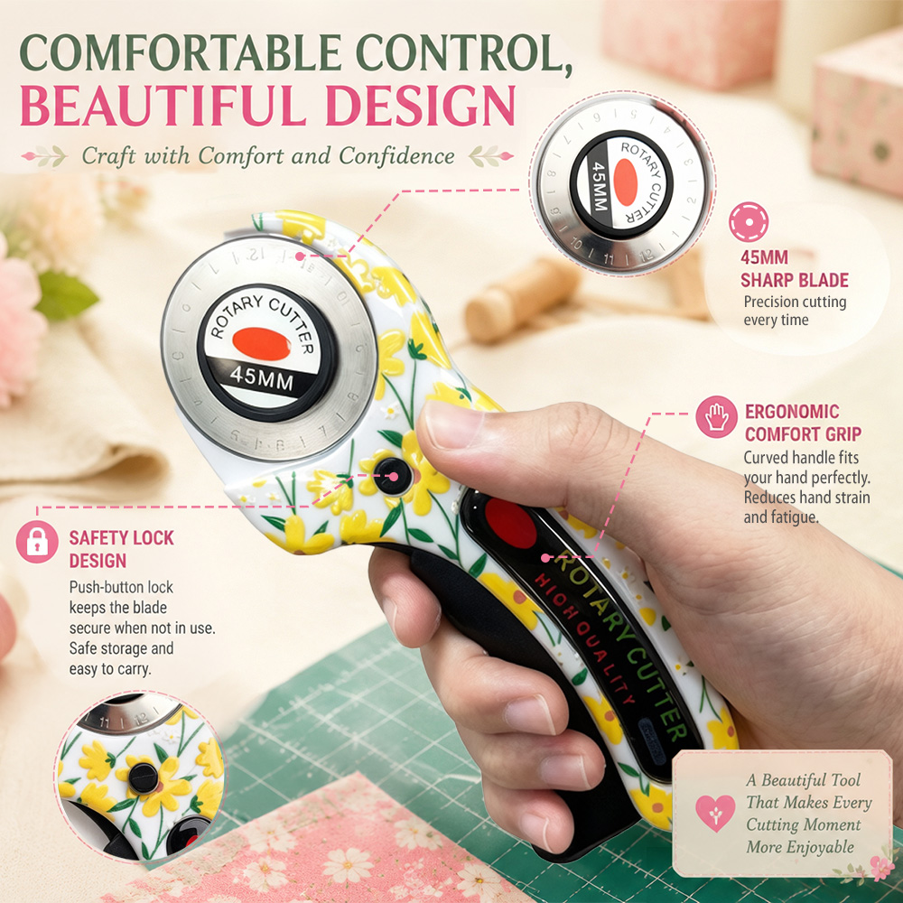 Rotary Cutter 45mm Karton Papi - Rotary Cutter For Fabric 45Mm recensie en prijs
