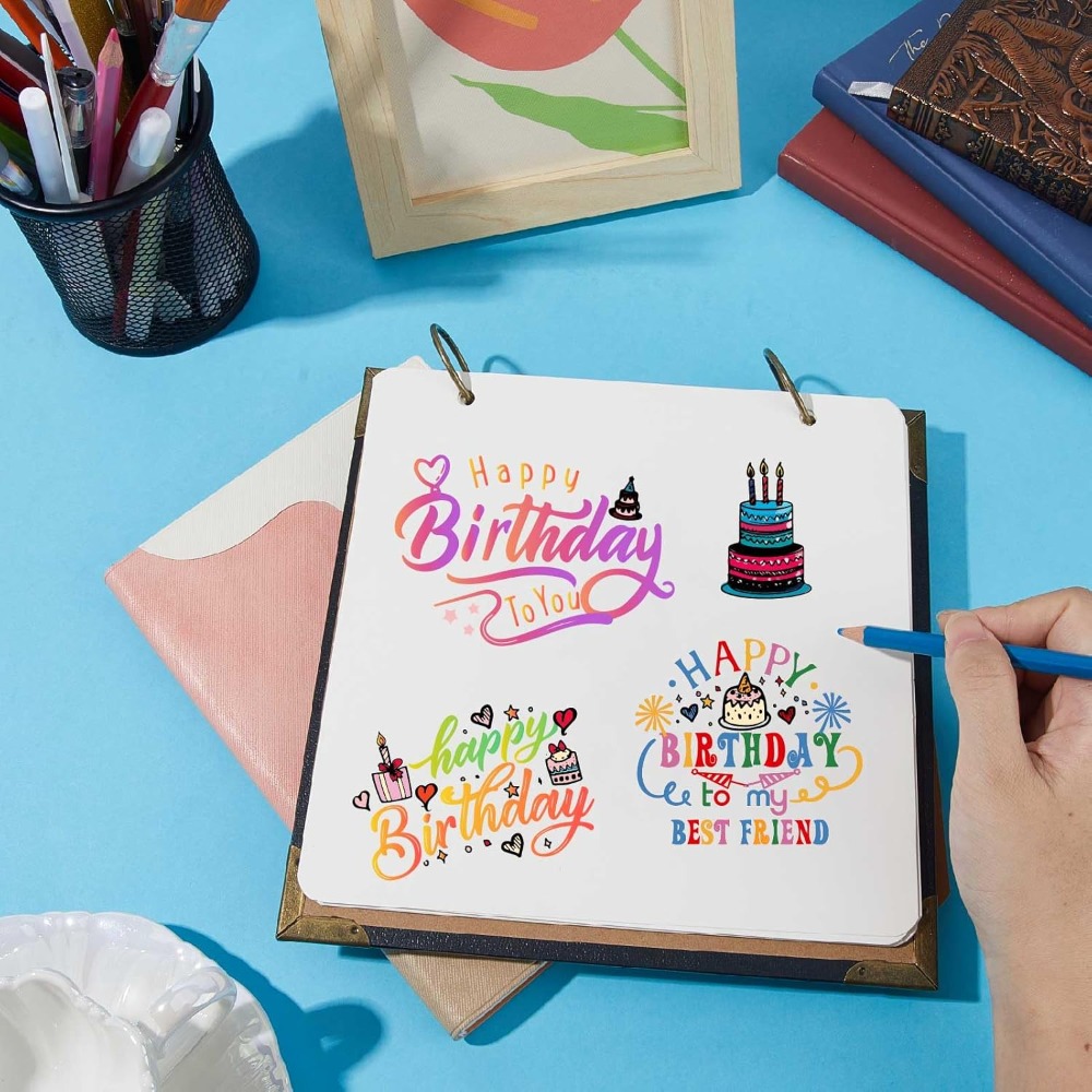 Gelukkige Verjaardag Clear Ste - Clear Silicone Stamps For Card Making recensie en prijs
