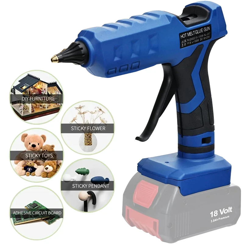 Draadloze lijmpistool voor Bos - Hot Melt Glue Gun Cordless recensie en prijs