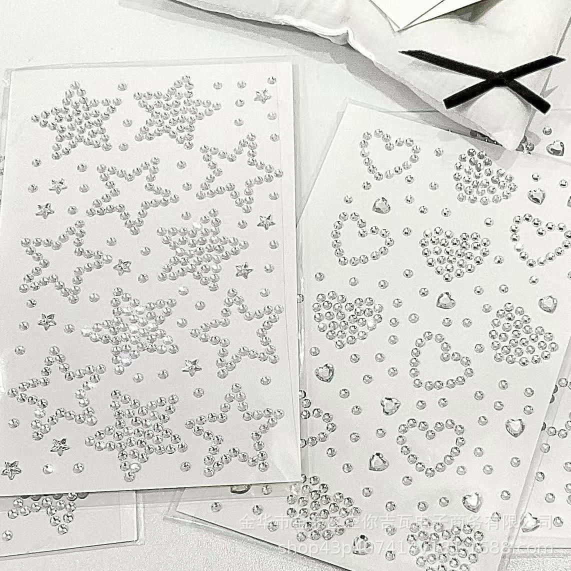 Zilveren Ster Hart Strass Stic - Scrapbooking recensie en prijs