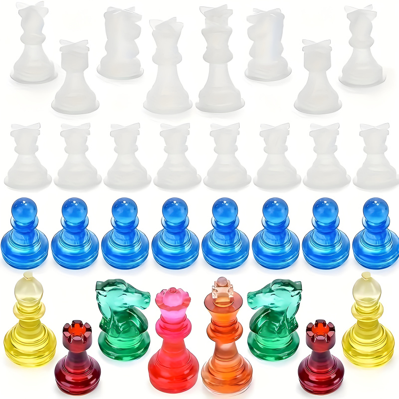 11Chessboard16Resin siliconen  - Silicone Epoxy Resin Molds Set recensie en prijs