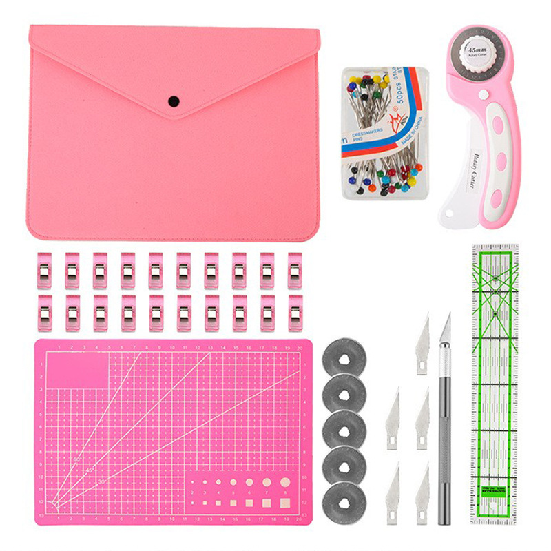 Rotary Cutter Set Roze - Quilt - Rotary Cutter For Fabric 45Mm recensie en prijs