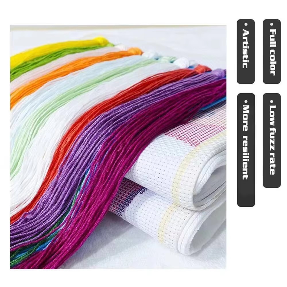 Foto Borduurpakketten 11CT Kat - Cotton Embroidery Thread Skeins recensie en prijs