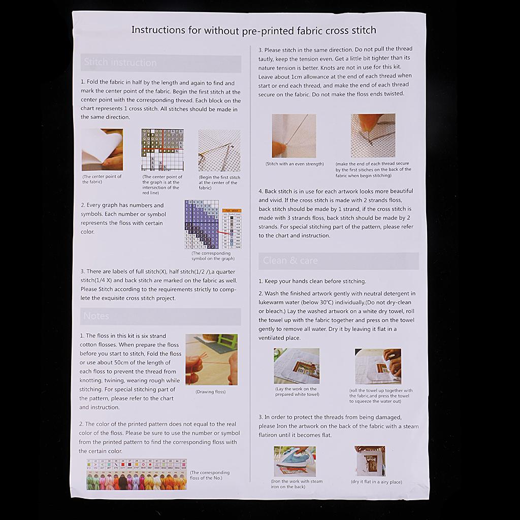 Gestempelde kruissteekpakkette - Cross Stitch Stamped Kits Beginners recensie en prijs
