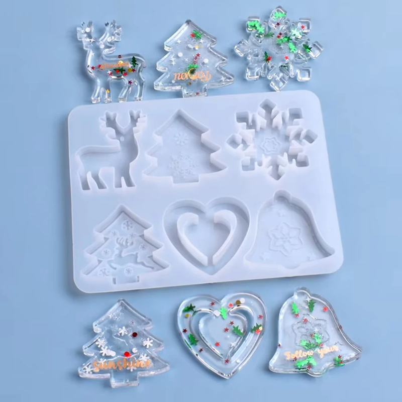 Kerst schimmel DIY hars krista - Silicone Epoxy Resin Molds Set recensie en prijs